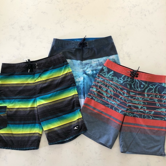 O'Neill Other - 3 Pairs of Boys O'Neill Boardshorts [blk]